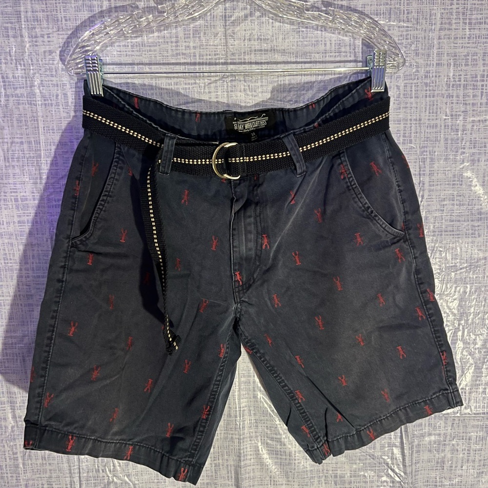 ‘Sunday Work Clothes’ shorts with belt